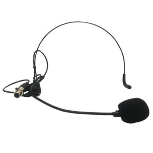 E1 ProDj Micrófono de Diadema tipo HEADSET, Espuma AntiPop incluida. Color negro. Conector MINI XLR ProDj.