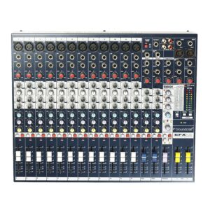 EFX12 Mixer Análogo 12 Canales MIC + 2ST + 32 Efectos Soundcraft