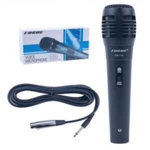 FM-179 Micrófono alambrico unidirecional, 5 metros de cable Fugue.