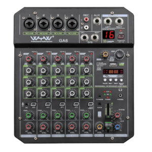 GA06 Mixer Análogo (4 Mic / TRS) USB - Bluetooth ProDj.