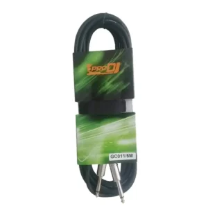 GC011/6M Cable para Instrumento 1/4-1/4 de 6mts ProDj.