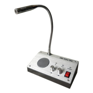 INT-203 Microfono Intercomunicador de Ventanilla 3W + 3W