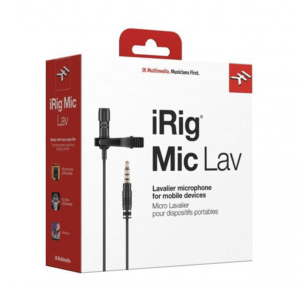 iRig Mic LAV Micrófono de solapa para celulares Ik Multimedia.
