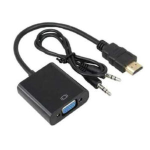 PS-493 Convertidor Cable HDMI Macho a VGA Hembra + Audio Yanpo