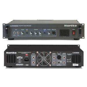 LH1000 Cabezote de Bajo Ligero de 1000W con Preamplificador de Válvulas 12AX7 Hartke.