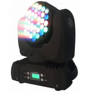 LM108 PL Cabeza Móvil Wash 36X3W RGBW (R:8, G:10, B:10, W:8) - ProLight.