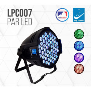 LPC007 PAR LED 54X3W RBG 3 en 1 - DMX - Big Dipper.