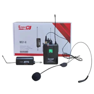 M61-H Micrófono Inalámbrico de Diadema - Recargable - ProDj.