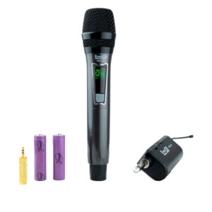 M61-M Micrófono de Mano Inalambrico Sencillo con Bateria de Litio Prodj.