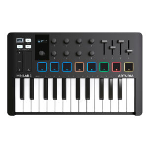 MiniLab 3 BK Controlador MIDI 25 Teclas Color Negro 231502 Arturia
