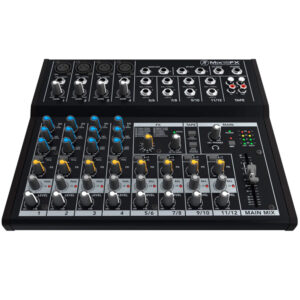 MIX12FX Mixer Análogo 12 Canales 4 Mic + 4ST + FX Mackie