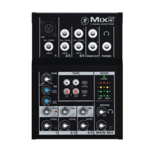 MIX5 Mixer 5 Canales 1 Mic + 4ST Mackie