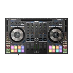 MIXON 8 PRO Controlador Hibrido de 4 Canales compatible con Serato DJ Pro y djay Pro AI RELOOP