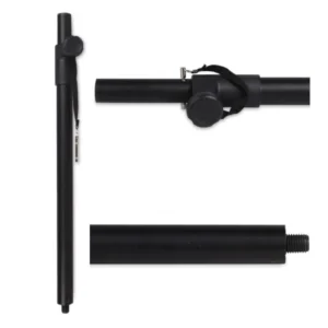 MSA-220BK Poste Metálico Sub - Cabina - Altura Ajustable - Terminal Rosca M20 - FBT.