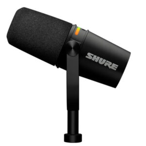 MV7+-K Micrófono Dinámico Unidireccional XLR / USB-C para Podcast SHURE.