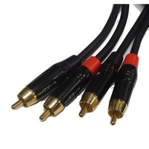 MX460L2 Cable 2X2 RCA 2 Mts Alta Calidad Maxlin