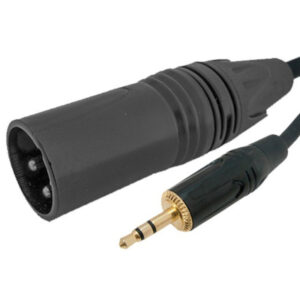 MX600L1-8 Cable Plug TRS a Plug XLR 1.8 Mts Alta Calidad NOTA: NO CONECTAR A CONSOLA, VIENE BALANCEADO Maxlin.