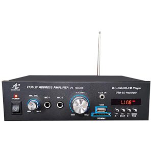 PA-128URB Amplificador PA 60W con Reproductor USB/SD-BT-FM y Grabación American Sound.