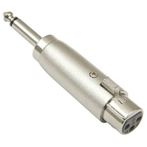 LB2014 /PAD-3652 Convertidor Plug Mono 1/4 a Jack XLR