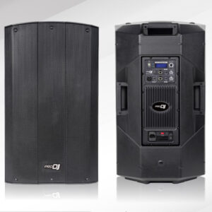 PB15X-DSP Cabina Activa de 2 Vías, Amplificador Clase D 1500W RMS 4 Presets de Ecualización por DSP ProDj.