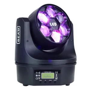 PL156 Cabeza Móvil LED Mini Bee Eyes - 6X15W (RGBW 4 en 1) - 120W - ProDj.