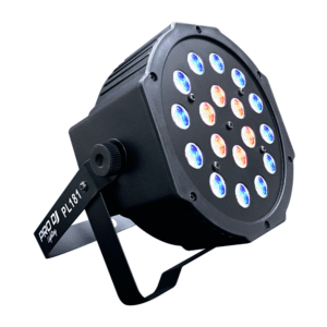 PL181 Par LED RGB 18 Leds (6R 6G 6B) 1W - DMX - ProDj.