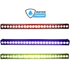 PL25A-WP Barra LED IP65 (Intemperie) 24X6W RGBWA+UV (6 en 1) ProDj.