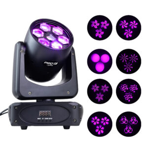 PL680 FX Cabeza Móvil 1X80W LED Blanco +6X10W RGBW (4 en 1) 180W ProDj.