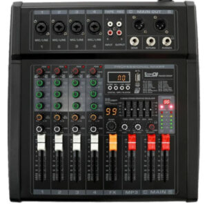 PM40S-99DSP Mixer Análogo 4 Mic - Procesador DSP de 99 Efectos - ProDj.