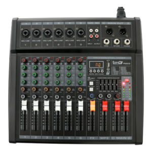 PM60S Mixer Análogo 6 IN XLR - USB - Procesador DSP - ProDj.