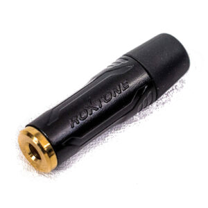 RMJ3FP-BG Jack 3.5mm Estereo Negro Roxtone