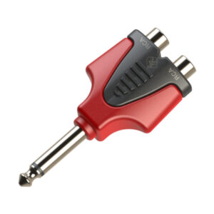RPAN335 Convertidor Plug Mono 1/4 a 2 Jack RCA Roxtone.