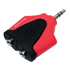 RPAN360 /AT140PRO Convertidor Plug 3.5mm Estereo a 2 Jack 3.5mm /Y 3.5MM Roxtone.