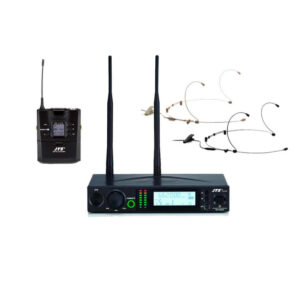 RU-901G3/RUG3TB+CM-214ULiF Micrófono Inalámbrico Dual de Diadema Serie RU-901 JTS