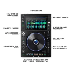 SC6000 PRIME Reproductor DJ - Panntalla Táctil de 10,1" - WiFi - Denon.