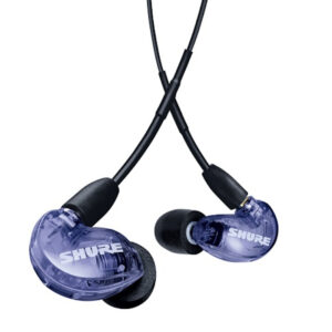 SE215SPE-PL Audifonos In- Ear Morado Trasnparente Shure