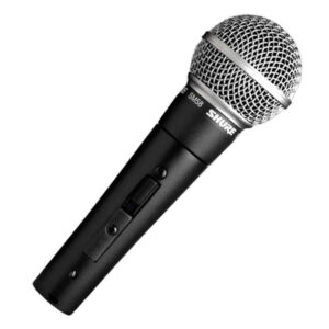 SM58S Micrófono Vocal Profesional Dinámico tipo Cardioide con Switch Shure.