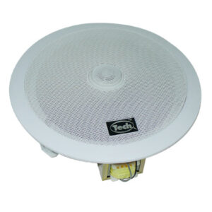 SPA-283C Parlante de Techo Coaxial 8" Blanco con Tweeter 10 /20 /30W 100V American Sound