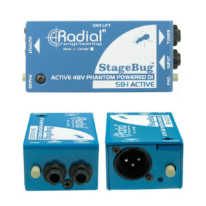 STAGEBUG SB-1 Caja Directa ACTIVA para Guitarra Acústica; Alimentación 48 V (NO NECESTA PILAS) Radial.