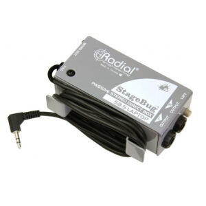 STAGEBUG SB-5 Caja directa estéreo pasiva para portátiles y dispositivos móviles Radial