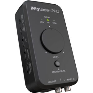 IRIG STREAM PRO Interfaz de Audio para Transmision por Celular o Tablet 4 IN/ 2 OUT