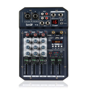T4 Mixer Análogo 2 IN (XLR o TRS) - USB - BT ProDj.