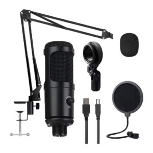 TCM-207 Micrófono Streaming para YOUTUBER Juego con Base Escualizable American Sound.