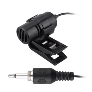 TCM-370 Micrófono de solapa con rosca de seguridad y plug 3,5mm.