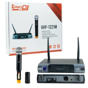 UHF-1221M Micrófono Inalámbrico Sencillo De Mano UHF - ProDj.