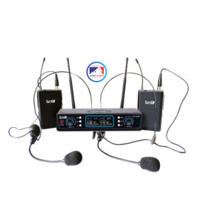 UHF-322HH Micrófono Inalámbrico doble Diadema PRODJ