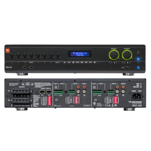 VMA1240 Amplificador de Sonido 240W 1CH con función de baja impedancia (4 Ω, 8 Ω) y salida de 70 V y 100 V de Alta Impedancia JBL
