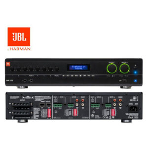 VMA2120 Amplificador de Linea 120WX2CH Con Función (4 Ω, 8 Ω) y Salida de 70V y 100V de Alta Impedancia JBL.