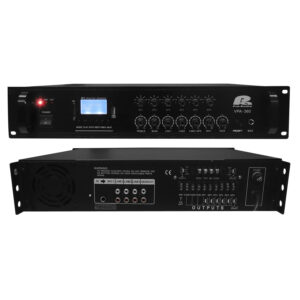 VPA-360 Amplificador de linea 360W 6 Zonas FM/USB/SD/MP3/BT PA PROAUDIO