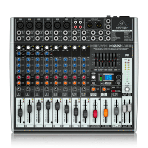 X1222USB Mixer Análogo 6 in (XLR -1/4) - Ecualizador - Efectos - Behringer.